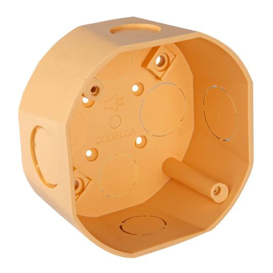 12 UNIDADES DE CAJA PLASTICA OCTAGONAL CODELCA C-106