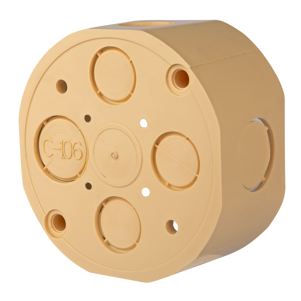 12 UNIDADES DE CAJA PLASTICA OCTAGONAL CODELCA C-106