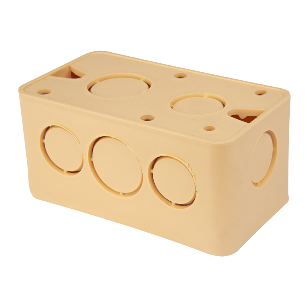 12 UNIDADES Caja Plástica Eléctrica Certificada 2x4 Codelca C-105 | Certificación RETIE
