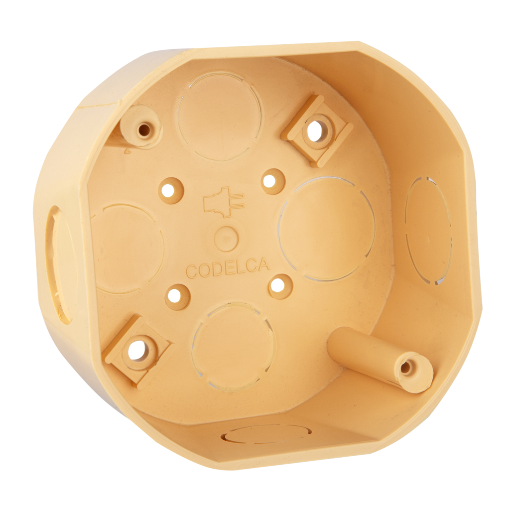 12 UNIDADES DE CAJA PLASTICA OCTAGONAL CODELCA C-106