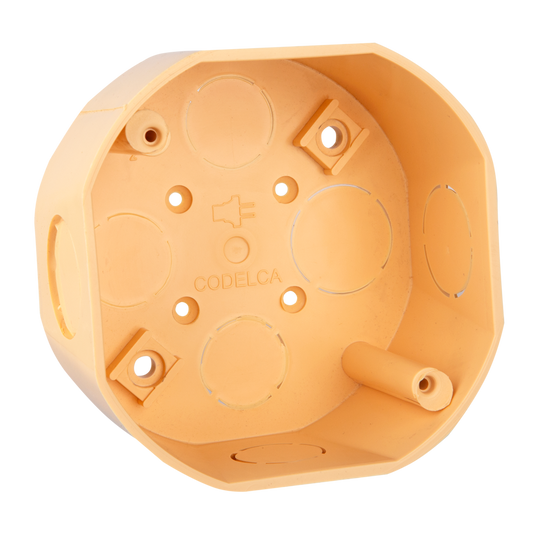 12 UNIDADES DE CAJA PLASTICA OCTAGONAL CODELCA C-106