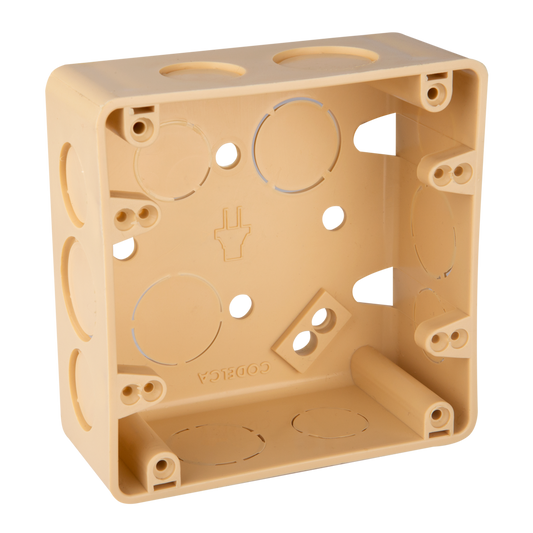 12 UNIDADES DE Caja Plástica Eléctrica 4x4 Codelca C-107