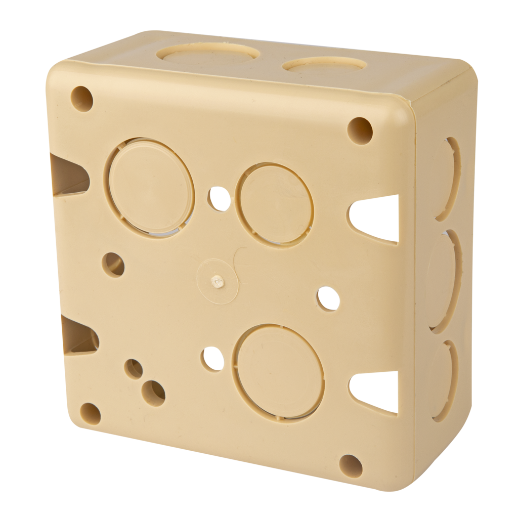 12 UNIDADES DE Caja Plástica Eléctrica 4x4 Codelca C-107